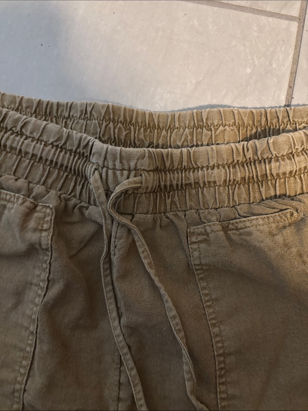 Universal Thread Olive Drawstring Utility Shorts Size S - Picture 5 of 7